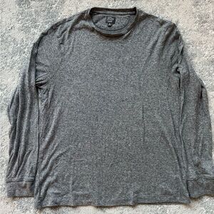 J. CREW mens  Cotton-cashmere T-shirt, gray, size XL